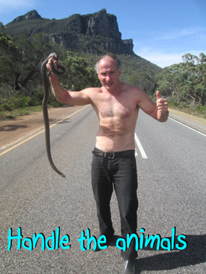 Snake handler and relocation